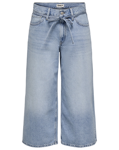 Only - ONLGianna Culotte Jeans - Medium Blue Denim